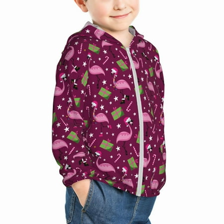Uemuo Festive Flamingos Pattern Rash Guard for Boys Girls Long Sleeve Swim Shirts UPF 50+ UV Sun Protection Hooded Fishing Shirt with Pocket for Kid-4 Years
Uemuo Festive Flamingos Pattern Rash Guard for Boys Girls Long Sleeve Swim Shirts UPF 50+ UV Sun Protection Hooded Fishing Shirt with Pocket for Kid-4 Years