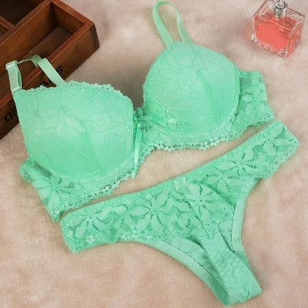 uikmnh Bras for Women Women s Lace Bra Female Underwire Lingerie Bras Underwear Set