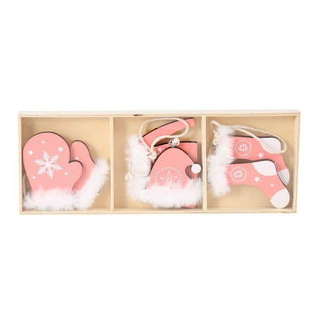 Anvazise 6Pcs Wooden Ornaments with Lanyard Easy to Installation Wooden Door Window Hanging Pendants for Christmas Pink
Anvazise 6Pcs Wooden Ornaments with Lanyard Easy to Installation Wooden Door Window Hanging Pendants for Christmas Pink