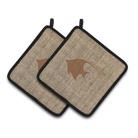 Carolines Treasures BB1019-BL-BN-PTHD Fish - Angel Fish Faux Burlap and Brown Pair of Pot Holders 7.5HX7.5W
Carolines Treasures BB1019-BL-BN-PTHD Fish - Angel Fish Faux Burlap and Brown Pair of Pot Holders 7.5HX7.5W