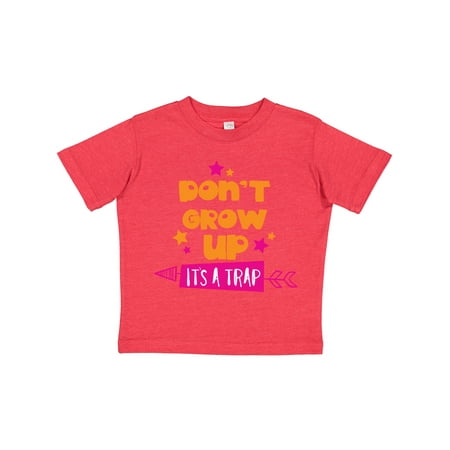Inktastic Don t Grow Up It s a Trap Arrow Stars Gift Toddler Boy or Toddler Girl T-Shirt 
Inktastic Don t Grow Up It s a Trap Arrow Stars Gift Toddler Boy or Toddler Girl T-Shirt
