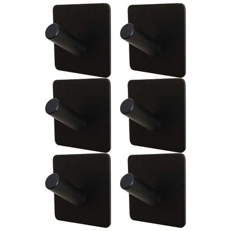Huaai Hooks Creative Sticky Single Punch- Hook 6Pc Stainless Hook Hook Kitchen Steel Tools & Home Improvement Black
Huaai Hooks Creative Sticky Single Punch- Hook 6Pc Stainless Hook Hook Kitchen Steel Tools & Home Improvement Black