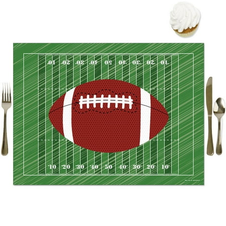 End Zone - Football - Party Table Decorations - Baby Shower or Birthday Party Placemats - Set of 16
End Zone - Football - Party Table Decorations - Baby Shower or Birthday Party Placemats - Set of 16