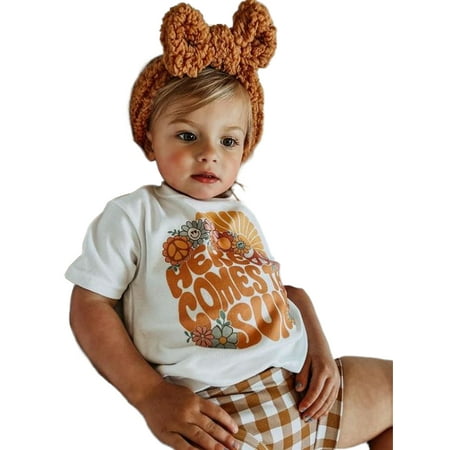 Ma&Baby Baby Summer Set Infant Girls Boys Short Sleeve Floral Letter Print T-Shirt and Plaid Shorts Set
Ma&Baby Baby Summer Set Infant Girls Boys Short Sleeve Floral Letter Print T-Shirt and Plaid Shorts Set
