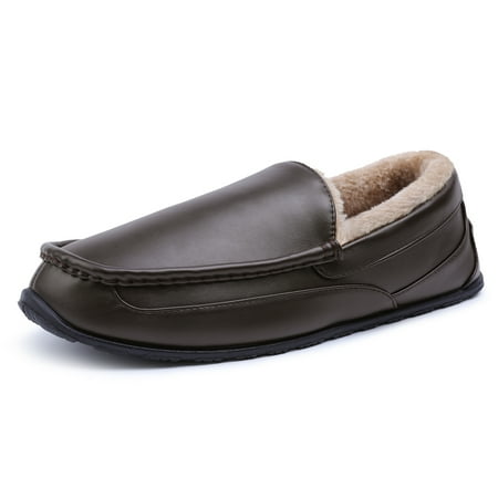 HOMEHOT Mens Slippers PU Memory Foam Moccasins Warm House Shoes Adult Size 8 Brown Male
HOMEHOT Mens Slippers PU Memory Foam Moccasins Warm House Shoes Adult Size 8 Brown Male