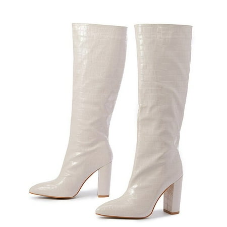 New Fashion Boots Women Shoes PU Solid Color Pointed Toe Thick Heel Cracked Knee-Length Fashion Party Catwalk Tall Boots
New Fashion Boots Women Shoes PU Solid Color Pointed Toe Thick Heel Cracked Knee-Length Fashion Party Catwalk Tall Boots