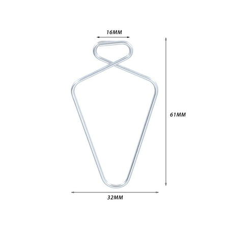 10 Pcs Drop Ceiling Hook Clips 61*32mm Silver Metal Hook T-Bar Grid Wire Suspended Ceiling Hanger Clips for Hanging Decorations
10 Pcs Drop Ceiling Hook Clips 61*32mm Silver Metal Hook T-Bar Grid Wire Suspended Ceiling Hanger Clips for Hanging Decorations