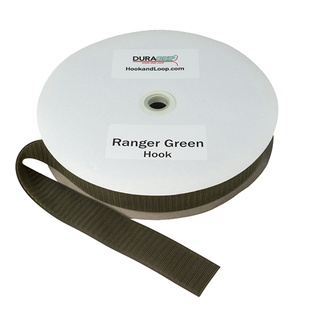 DuraGrip® Brand - 2 Ranger Green Hook Sew-On