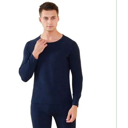 Men s 2-Piece Cotton Thermal Set with Shirt Pants
