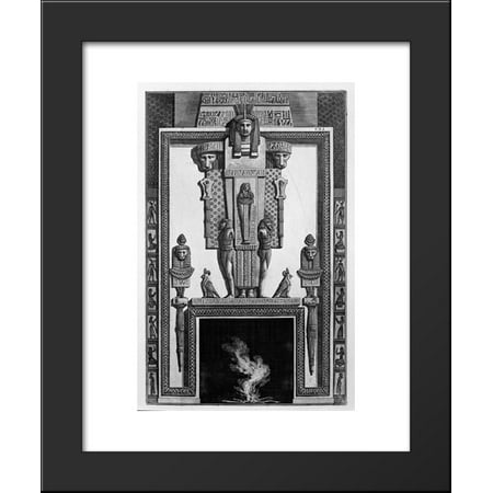 Fireplace topped by a large Egyptian-style caryatids from a variety of decor...
Fireplace topped by a large Egyptian-style caryatids from a variety of decor...