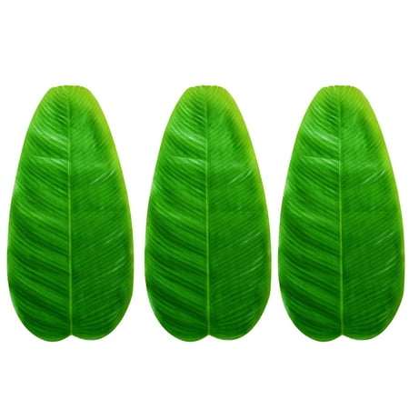 3pcs Simulation Banana Leaf Placemat Table Mat Artificial Leaves for Hawaiian Luau Jungle Party Supplies Table Decorations (Green)
3pcs Simulation Banana Leaf Placemat Table Mat Artificial Leaves for Hawaiian Luau Jungle Party Supplies Table Decorations (Green)