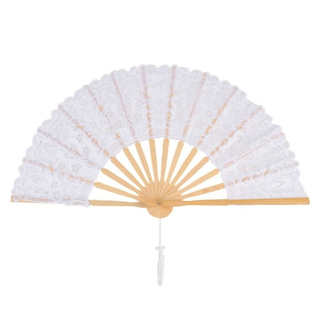 1pc Bamboo Folding Fan Exquisite Lace Hollow Out Fan Tassel Folding Fan Crafts for Wedding Home Party Decor (White)
1pc Bamboo Folding Fan Exquisite Lace Hollow Out Fan Tassel Folding Fan Crafts for Wedding Home Party Decor (White)