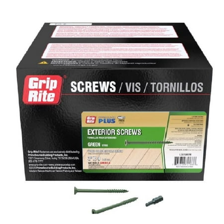 Grip-Rite Grip-Rite L3STGR2M PrimeGuard Plus Flat Head Deck Screws