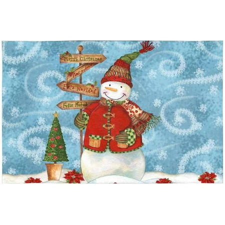 ECZJNT Starry Night Snowman Placemat Plate Holder Set of 4 Table Mats Protector 12x18 inch
ECZJNT Starry Night Snowman Placemat Plate Holder Set of 4 Table Mats Protector 12x18 inch