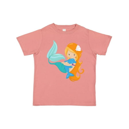 Inktastic Mermaid And Dolphin Mermaid With Orange Hair Gift Toddler Toddler Girl T-Shirt
Inktastic Mermaid And Dolphin Mermaid With Orange Hair Gift Toddler Toddler Girl T-Shirt