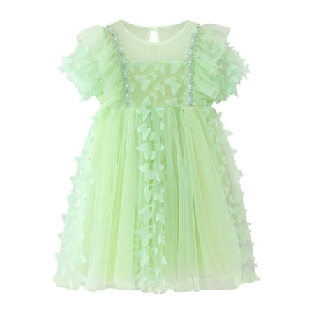 Pimfylm Toddler Spring Dresses Baby Girl Princess Dress Bowknot Sequins Dresses 2023 Green 4-5 Years
Pimfylm Toddler Spring Dresses Baby Girl Princess Dress Bowknot Sequins Dresses 2023 Green 4-5 Years