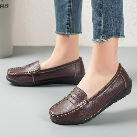 Comfortable Low Top Slip On Shoes Casual All-Match Daily Flats Women s Solid Color Flat Loafers
Comfortable Low Top Slip On Shoes Casual All-Match Daily Flats Women s Solid Color Flat Loafers