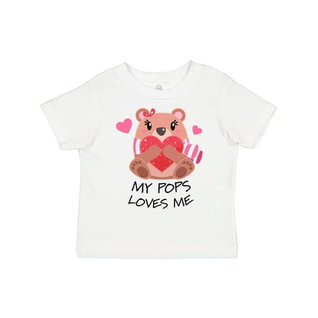 Inktastic My Pops Loves Me- Bear and Hearts Gift Toddler Boy or Toddler Girl T-Shirt
Inktastic My Pops Loves Me- Bear and Hearts Gift Toddler Boy or Toddler Girl T-Shirt