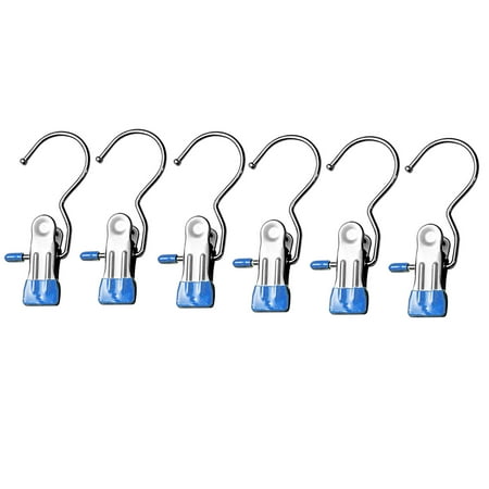 Multifunctional Stainless Steel Clip Hooks Set of Robust Metal S-Hooks with Clips for Boots Socks Hats Sample Displays and Linen Organization(blue)
Multifunctional Stainless Steel Clip Hooks Set of Robust Metal S-Hooks with Clips for Boots Socks Hats Sample Displays and Linen Organization(blue)