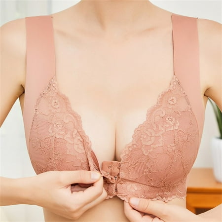 3/4 Cup Front Closure Seamless Bras for Women Sexy Lace Wire Free Brassiere Underwear Thin Plus Size Push Up Lingerie Tube Top
3/4 Cup Front Closure Seamless Bras for Women Sexy Lace Wire Free Brassiere Underwear Thin Plus Size Push Up Lingerie Tube Top