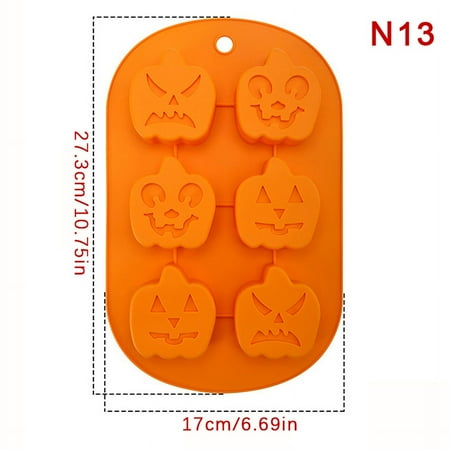 Qyiloy Halloween Mold Silicone Cookie Biscuit Cake Baking Mold Ice Cube Chocolate
Qyiloy Halloween Mold Silicone Cookie Biscuit Cake Baking Mold Ice Cube Chocolate