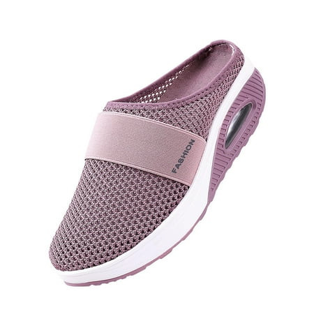 Women Round Toe Breathable Mesh Sneakers Air Chshion Thick Sole Comfortable Slip-On Loafer Casual Sandals
Women Round Toe Breathable Mesh Sneakers Air Chshion Thick Sole Comfortable Slip-On Loafer Casual Sandals
