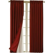 Velvet Blackout Energy Efficient Curtain Panel Walmart Com