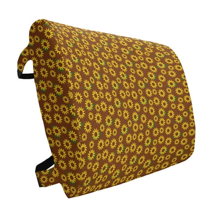 Sunflower Lumbar Pillow Cartoon Blossoms Lively Petals and Green Leaves Nature Gardening Plants Soft Back Cushion Office Chairs with Adjustable Straps 14 x 13 Brown Yellow Green by Ambesonne
Sunflower Lumbar Pillow Cartoon Blossoms Lively Petals and Green Leaves Nature Gardening Plants Soft Back Cushion Office Chairs with Adjustable Straps 14 x 13 Brown Yellow Green by Ambesonne