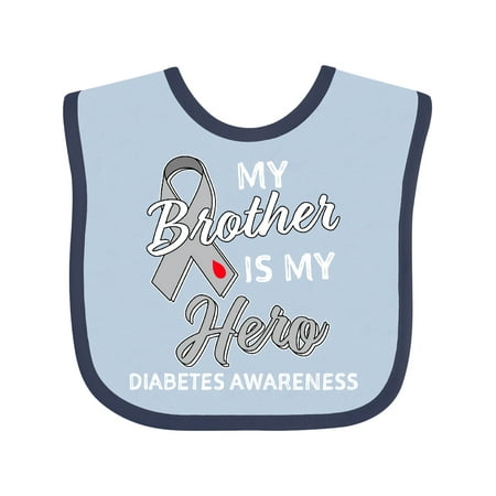 Inktastic My Brother is My Hero- Diabetes Awareness Gift Baby Boy or Baby Girl Bib
Inktastic My Brother is My Hero- Diabetes Awareness Gift Baby Boy or Baby Girl Bib