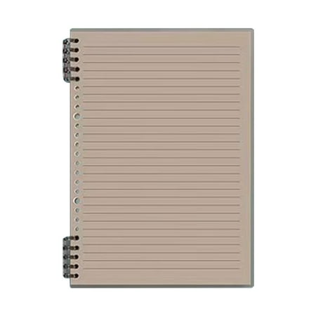Spiral Notebook Refillable Notebook and Filler Paper Set Total 120 Pages Notebooks College Ruled with 2 Binder Dividers Transparent Covers for Home Office School (A5)
Spiral Notebook Refillable Notebook and Filler Paper Set Total 120 Pages Notebooks College Ruled with 2 Binder Dividers Transparent Covers for Home Office School (A5)