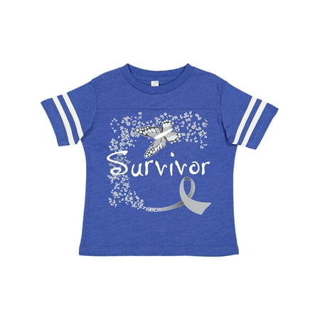 Inktastic Brain Cancer Survivor- butterfly ribbon Gift Toddler Boy or Toddler Girl T-Shirt
Inktastic Brain Cancer Survivor- butterfly ribbon Gift Toddler Boy or Toddler Girl T-Shirt