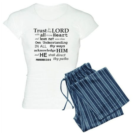 CafePress - Proverbs 3:5 6 KJV Dark Gray Print Women s Light P - Women s Light Pajamas
CafePress - Proverbs 3:5 6 KJV Dark Gray Print Women s Light P - Women s Light Pajamas