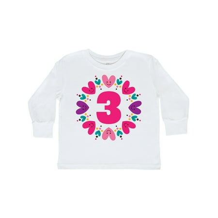 Inktastic 3rd Birthday Heart Wreath Girls Gift Toddler Toddler Girl Long Sleeve T-Shirt
Inktastic 3rd Birthday Heart Wreath Girls Gift Toddler Toddler Girl Long Sleeve T-Shirt
