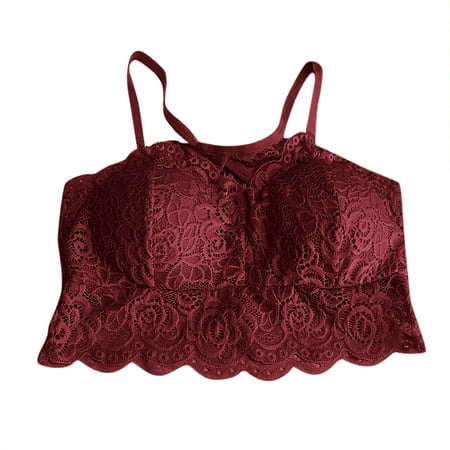 Tangnade Ladies casual underwear bra Womens Fashion Cross Lace Strapless Beauty Underwear Vest Red Free size
Tangnade Ladies casual underwear bra Womens Fashion Cross Lace Strapless Beauty Underwear Vest Red Free size