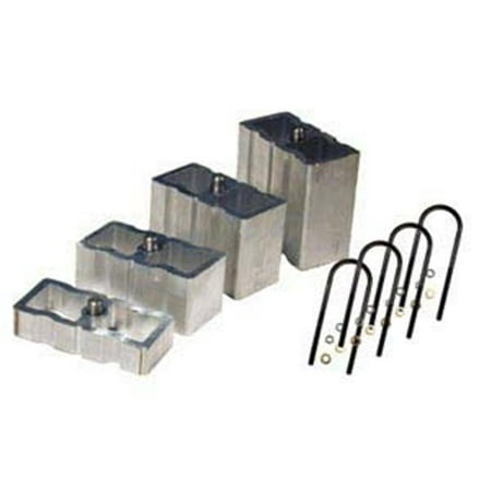 Lifted Blocks 5 In. Lift 2.77 x 6 In. Square U Bolt S-Duty & 1Ton Dodge