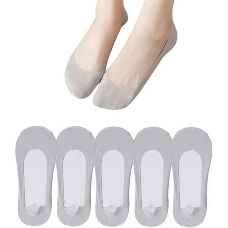 Womens No Show Thin Socks Cotton Nylon Low Cut Liner Non Slip hidden Invisible Socks for Flats Sneaker 5 pack(Gray Feet(35-39cm))
Womens No Show Thin Socks Cotton Nylon Low Cut Liner Non Slip hidden Invisible Socks for Flats Sneaker 5 pack(Gray Feet(35-39cm))