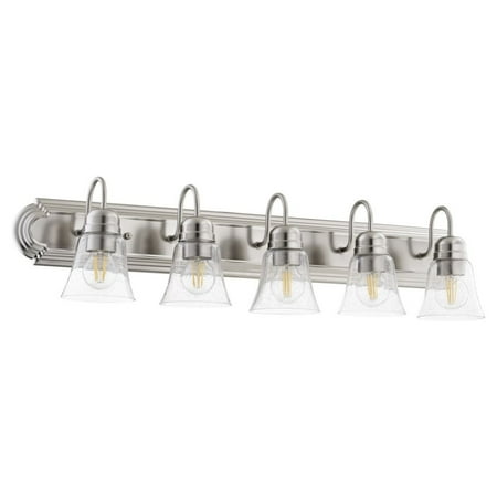5 Light Bathroom Light in Bailey Street Home Home Collection Style 36 inches Wide By 8 inches High-Noir Finish-Clear Glass Color Bailey Street Home
5 Light Bathroom Light in Bailey Street Home Home Collection Style 36 inches Wide By 8 inches High-Noir Finish-Clear Glass Color Bailey Street Home
