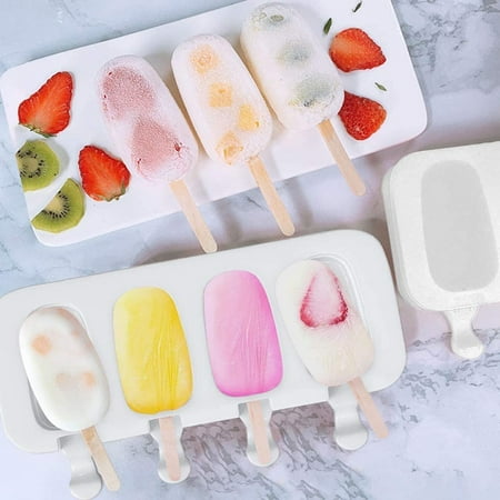 Popsicle Molds DIY Silicone Ice Cream Molds 4 Cavities Homemade Ice Pop Mold Oval For DIY Chocolate Cakes Ice Cream
Popsicle Molds DIY Silicone Ice Cream Molds 4 Cavities Homemade Ice Pop Mold Oval For DIY Chocolate Cakes Ice Cream