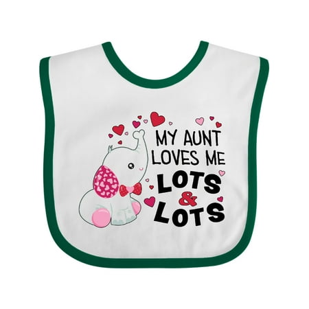 Inktastic My Aunt Loves Me Lots and Lots- cute elephant Gift Baby Boy or Baby Girl Bib
Inktastic My Aunt Loves Me Lots and Lots- cute elephant Gift Baby Boy or Baby Girl Bib