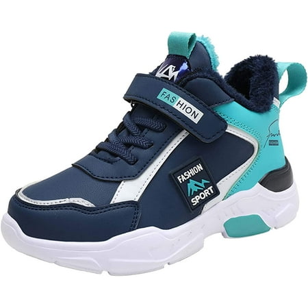 Boys Waterproof Ankle Boots Warm Faux Fur Fashion Sneakers Traines High Top Booties Walking Shoes
Boys Waterproof Ankle Boots Warm Faux Fur Fashion Sneakers Traines High Top Booties Walking Shoes