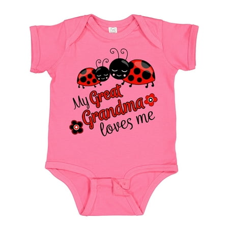 Inktastic My Great Grandma Loves Me with Cute Ladybugs Gift Baby Boy or Baby Girl Bodysuit
Inktastic My Great Grandma Loves Me with Cute Ladybugs Gift Baby Boy or Baby Girl Bodysuit