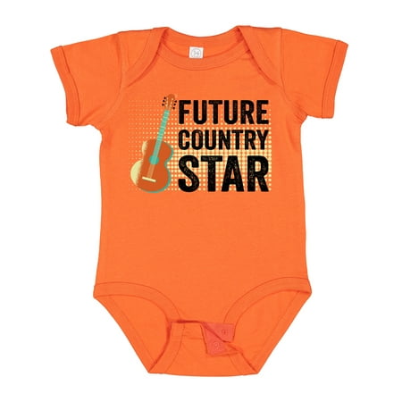 Inktastic Guitar Music Future Country Star Gift Baby Boy or Baby Girl Bodysuit