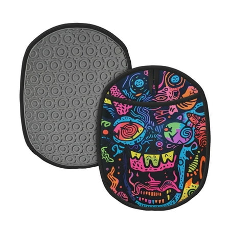 Naloa Neon Graffiti Urban Art Silicone Pot Holders Oven Mitts Heat Resistant Hot Pads Non Slip Pot Holder for Kitchen Baking and Cooking 9.4 x 7.5 Inches
Naloa Neon Graffiti Urban Art Silicone Pot Holders Oven Mitts Heat Resistant Hot Pads Non Slip Pot Holder for Kitchen Baking and Cooking 9.4 x 7.5 Inches