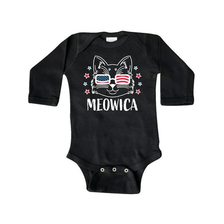 Inktastic 4th of July Meowica Cat in Flag Sunglasses Gift Baby Boy or Baby Girl Long Sleeve Bodysuit
Inktastic 4th of July Meowica Cat in Flag Sunglasses Gift Baby Boy or Baby Girl Long Sleeve Bodysuit