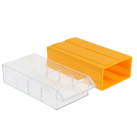 BAMILL 1PC Stackable Plastic Hardware Parts Storage Boxes Component Screws Tool box