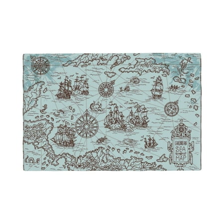 Table Placemats Set of 4 - Pirate Adventure Map 12x18 In Faux Linen Double Heat Resistant Place Mats Cloth Indoor/Outdoor Placemats Washable Table Mats for Dining Kitchen Party
Table Placemats Set of 4 - Pirate Adventure Map 12x18 In Faux Linen Double Heat Resistant Place Mats Cloth Indoor/Outdoor Placemats Washable Table Mats for Dining Kitchen Party