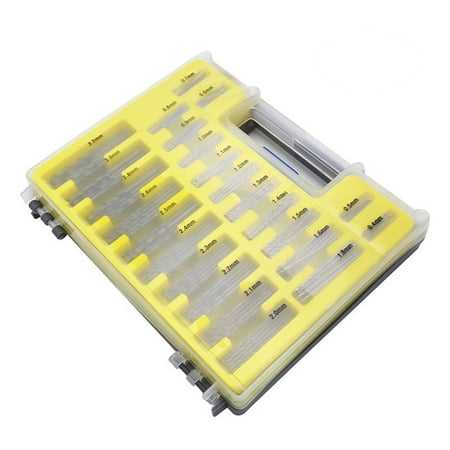 Frcolor 150 Pcs Precision HSS Drill Bits High Steel Drill Set for Metal Wood Plastic Woodworking
Frcolor 150 Pcs Precision HSS Drill Bits High Steel Drill Set for Metal Wood Plastic Woodworking