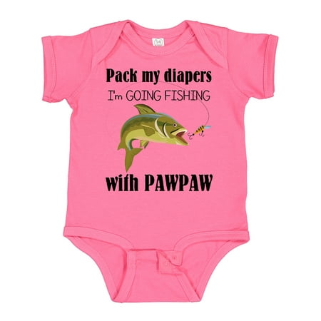 Inktastic Pack My Diapers I m Going Fishing with Pawpaw Gift Baby Boy or Baby Girl Bodysuit
Inktastic Pack My Diapers I m Going Fishing with Pawpaw Gift Baby Boy or Baby Girl Bodysuit