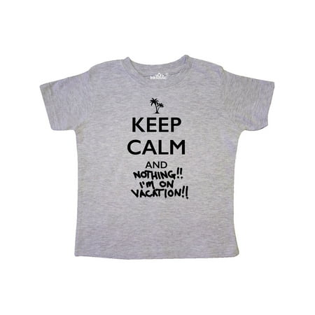 Inktastic Keep Calm and NOTHING! I m on Vacation! with palm trees Gift Toddler Boy or Toddler Girl T-Shirt
Inktastic Keep Calm and NOTHING! I m on Vacation! with palm trees Gift Toddler Boy or Toddler Girl T-Shirt