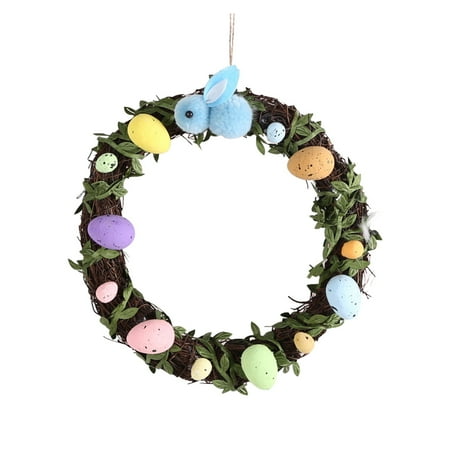 TANGNADE Easter Handmade Rattan Decoration Rabbit Shape Wreath DIY Wreath Foldable Rattan Rabbit Pendant
TANGNADE Easter Handmade Rattan Decoration Rabbit Shape Wreath DIY Wreath Foldable Rattan Rabbit Pendant